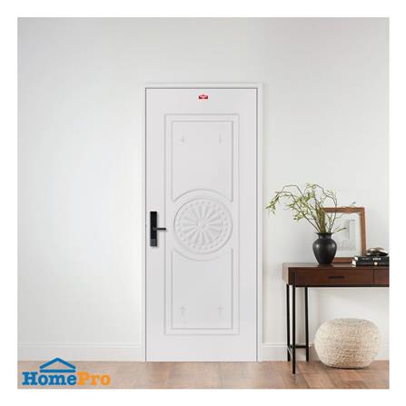 ประตูภายนอกเหล็ก เจาะลูกบิด PROFESSIONAL DOOR I2C 89.2x199.4 ซม. สีครีม_2