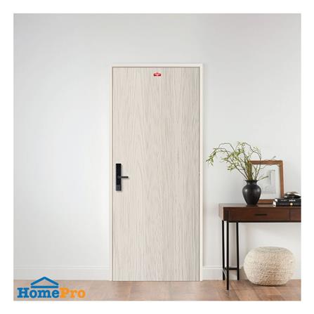 ประตูภายนอกเหล็ก เจาะลูกบิด PROFESSIONAL DOOR WD1C 79.2x199.4 ซม. สีครีม_2