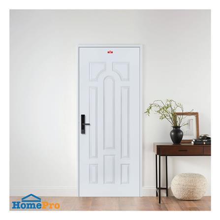 ประตูภายนอกเหล็ก เจาะลูกบิด PROFESSIONAL DOOR L2G 89.2x199.4 ซม. สีเทา_2