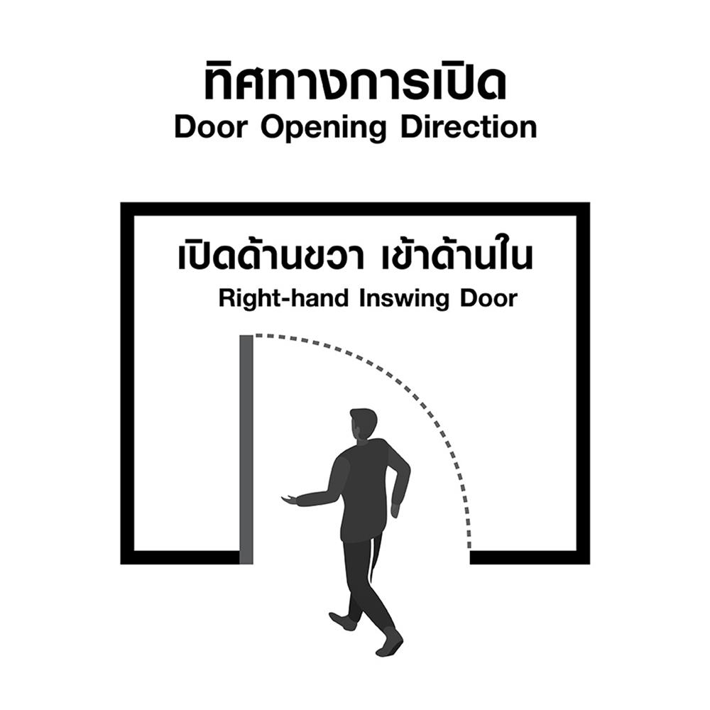 ชุดประตูเหล็ก เจาะลูกบิด PROFESSIONAL DOOR FR1RBK+WD1BK 86.4x203.5 ซม. สีเทาเม็ดทราย
