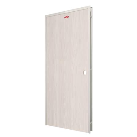 ชุดประตูเหล็ก เจาะลูกบิด PROFESSIONAL DOOR FR2RC+WD2C 96.4x203.5 ซม. สีครีม_1