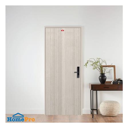 ชุดประตูภายในเหล็ก เจาะลูกบิด PROFESSIONAL DOOR FR1RG+D141 86.4x203.5 ซม. สีเทา_3
