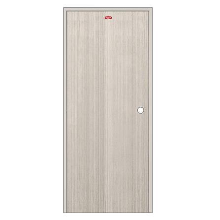 ชุดประตูภายในเหล็ก เจาะลูกบิด PROFESSIONAL DOOR FR1RG+D141 86.4x203.5 ซม. สีเทา_0