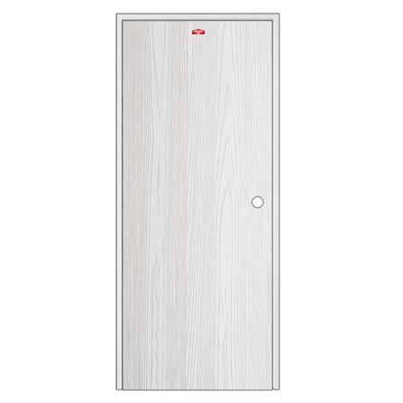ชุดประตูเหล็ก เจาะลูกบิด PROFESSIONAL DOOR FR2RW+WD2W 96.4x203.5 ซม. สีขาวเม็ดทราย_0