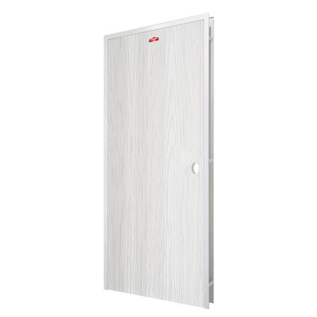 ชุดประตูเหล็ก เจาะลูกบิด PROFESSIONAL DOOR FR2RW+WD2W 96.4x203.5 ซม. สีขาวเม็ดทราย_1