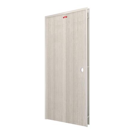 ชุดประตูภายในเหล็ก เจาะลูกบิด PROFESSIONAL DOOR FR2LG+D241 96.4x203.5 ซม. สีเทา_1