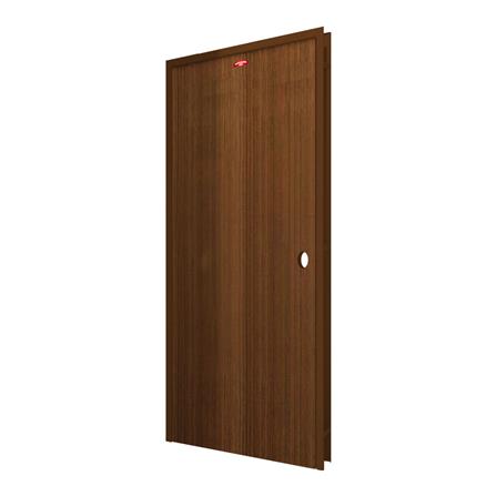 ชุดประตูภายในเหล็ก เจาะลูกบิด PROFESSIONAL DOOR FR2LBW+D238 96.4x203.5 ซม. สีน้ำตาล_1