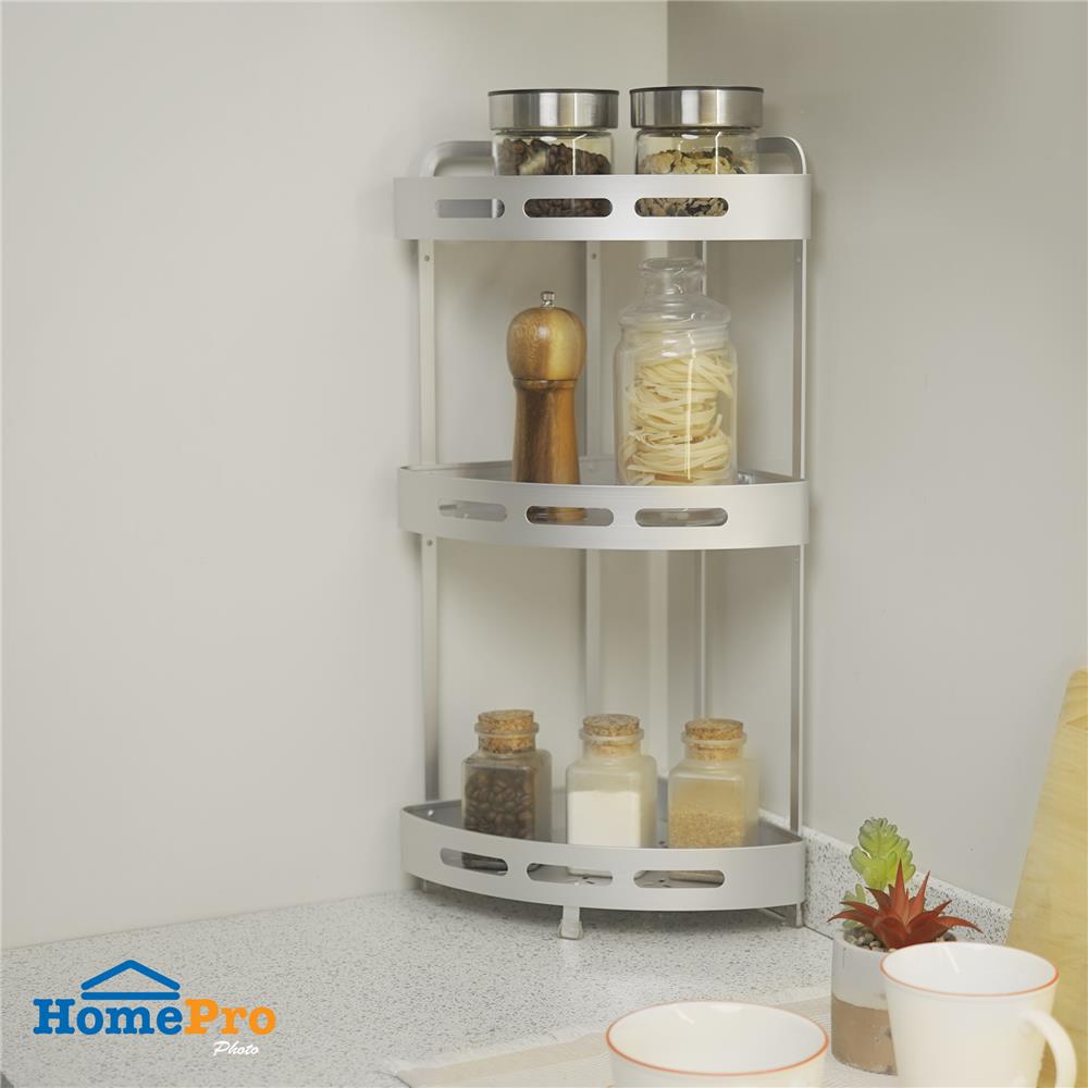 ชั้นเข้ามุมอะลูมิเนียม 3 ชั้น KECH BEYOND