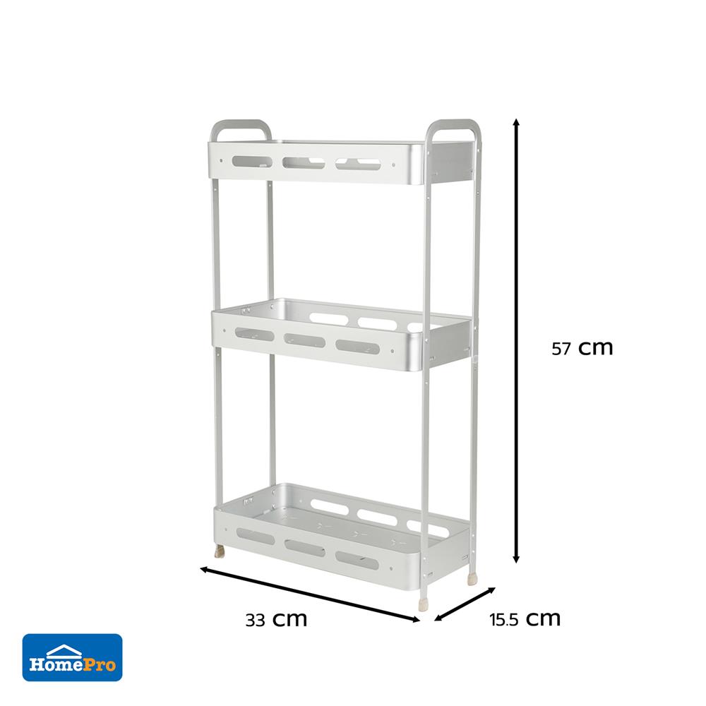 ชั้นวางของอะลูมิเนียม 3 ชั้น KECH BEYOND