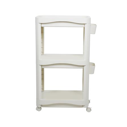ชั้นพลาสติก 3 ชั้นพร้อมล้อ STACKO DREMI 52x30x92 ซม. สีขาว_2