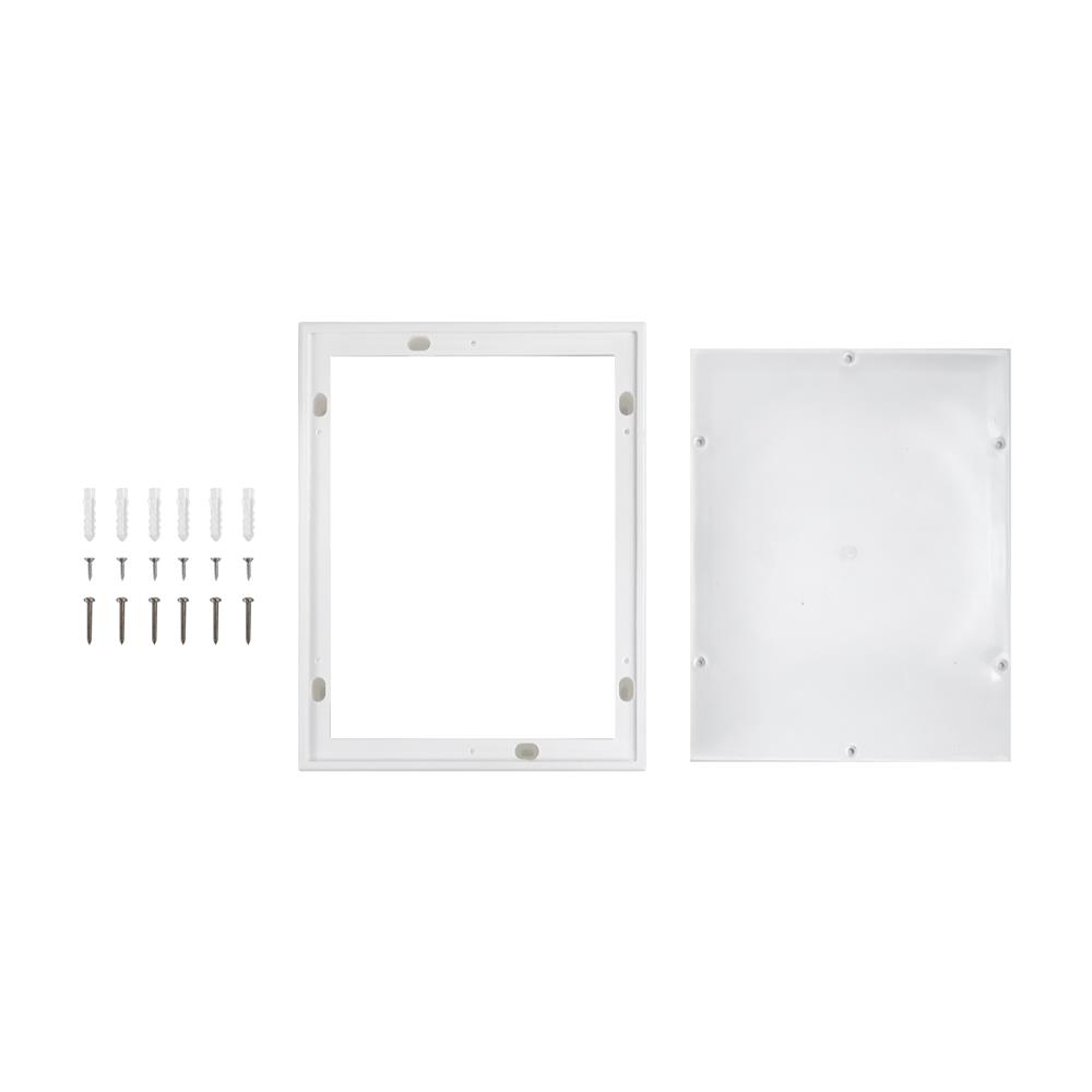 แผงพลาสติก ELECKTA 8x10 นิ้ว สีขาว