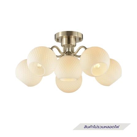 ไฟถาด CARINI 2214-5+1C สีขาว/ดำ_0