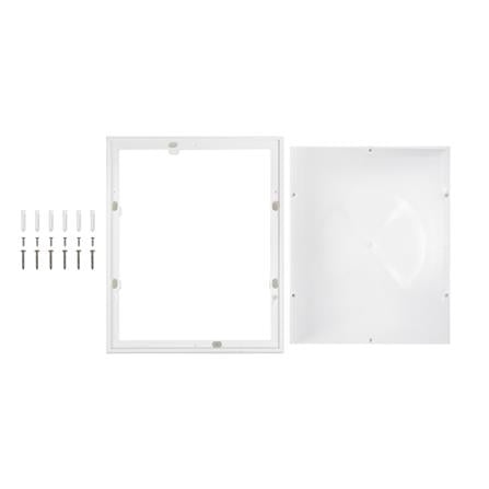 แผงพลาสติก ELECKTA 10x12 นิ้ว สีขาว_2