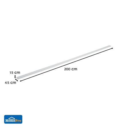 จมูกบันได PVC TARA 45 มม. x 2 ม. สีขาว_3