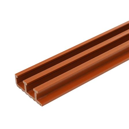 จมูกบันได PVC TARA 45 มม. x 2 ม. สีน้ำตาล_0