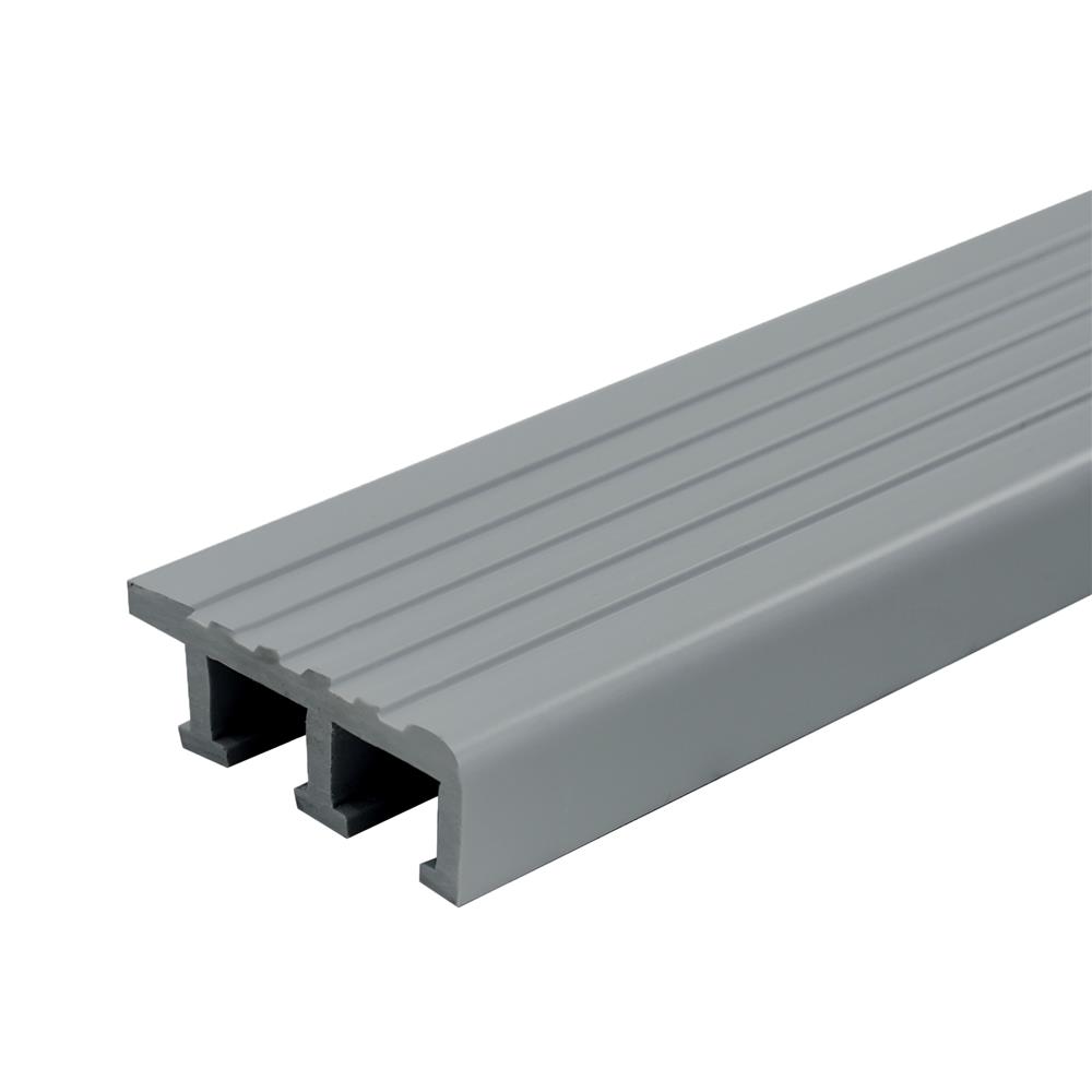 จมูกบันได PVC TARA 45 มม. x 2 ม. สีเทาเข้ม