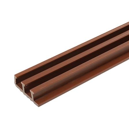 จมูกบันได PVC TARA 45 มม. x 2 ม. สีน้ำตาลเข้ม_1