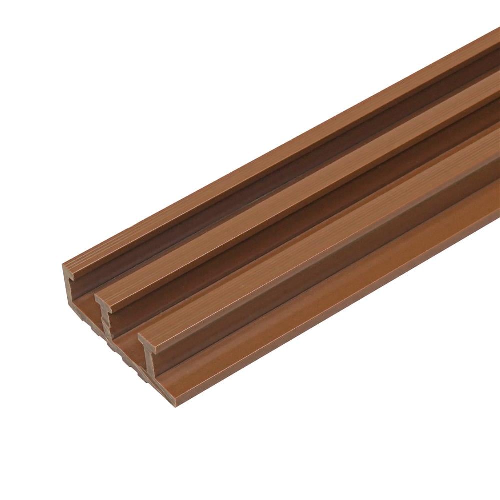 จมูกบันได PVC TARA 45 มม. x 1.5 ม. สีน้ำตาล