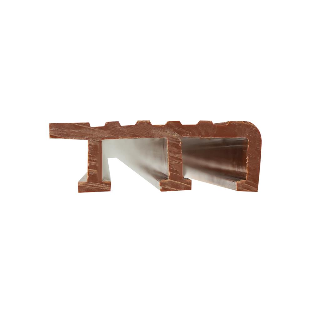 จมูกบันได PVC TARA 45 มม. x 1.5 ม. สีน้ำตาล