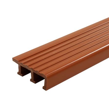 จมูกบันได PVC TARA 45 มม. x 1.5 ม. สีน้ำตาล_0