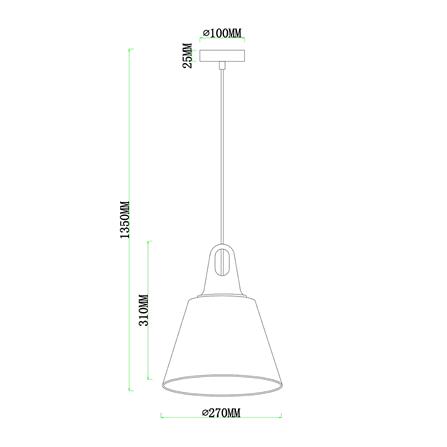 ไฟช่อ CARINI P248278 สีน้ำตาล/ทอง 1 หัว_3