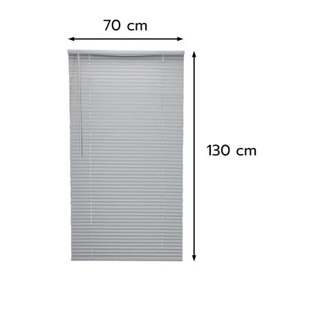 มู่ลี่ไวนิล HOME LIVING STYLE CORDLESS 70x130CM ซม. สีเทา_5