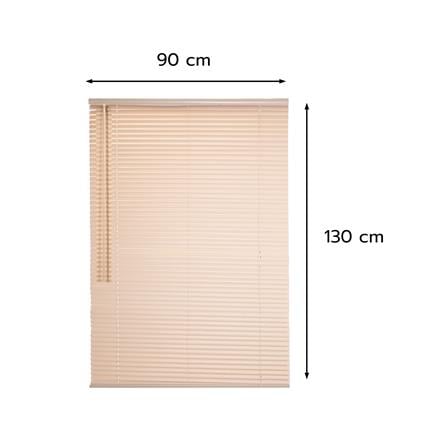 มู่ลี่ไวนิล HOME LIVING STYLE CORDLESS 90x130 ซม. สีครีม_4