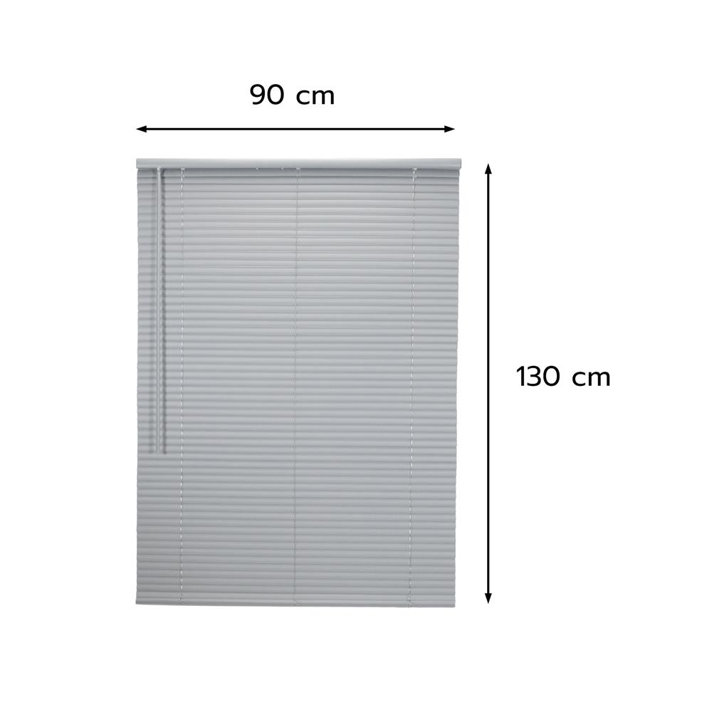 มู่ลี่ไวนิล HOME LIVING STYLE CORDLESS 90x130 ซม. สีเทา