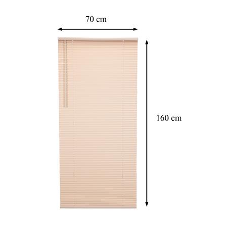 มู่ลี่ไวนิล HOME LIVING STYLE CORDLESS 70x160 ซม. สีครีม_6