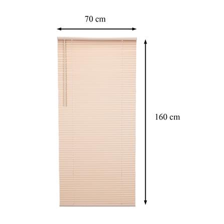 มู่ลี่ไวนิล HOME LIVING STYLE CORDLESS 70x160 ซม. สีครีม_5