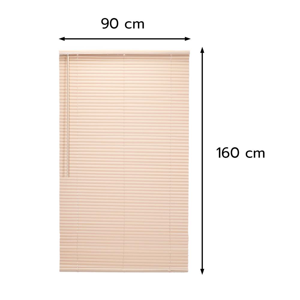 มู่ลี่ไวนิล HOME LIVING STYLE CORDLESS 90x160 ซม. สีครีม