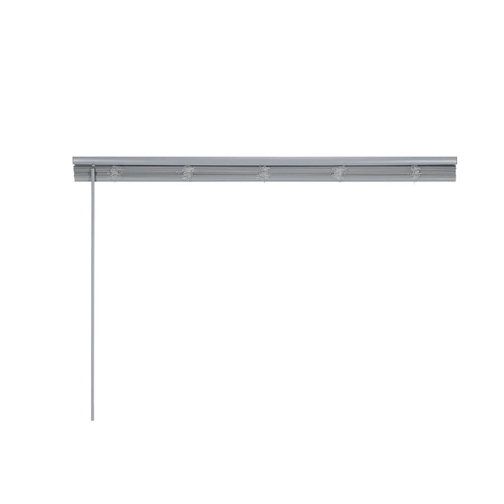 มู่ลี่ไวนิล HOME LIVING STYLE CORDLESS 120x160 ซม. สีเทา