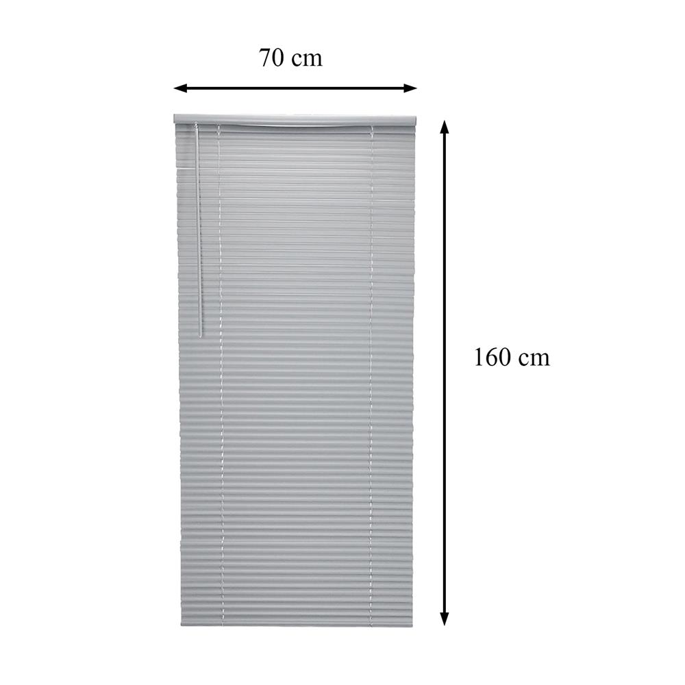 มู่ลี่ไวนิล HOME LIVING STYLE CORDLESS 70x160 ซม. สีเทา