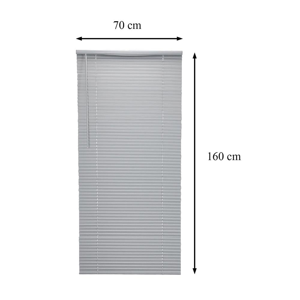 มู่ลี่ไวนิล HOME LIVING STYLE CORDLESS 70x160 ซม. สีเทา