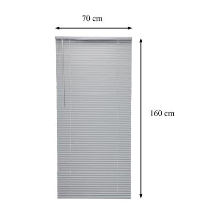 มู่ลี่ไวนิล HOME LIVING STYLE CORDLESS 70x160 ซม. สีเทา_5