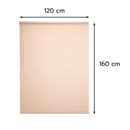 มู่ลี่ไวนิล HOME LIVING STYLE CORDLESS 120x160 ซม. สีครีม_6