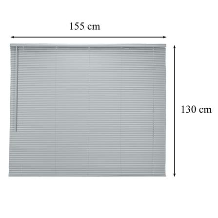 มู่ลี่ไวนิล HOME LIVING STYLE CORDLESS 155x130 ซม. สีเทา_6