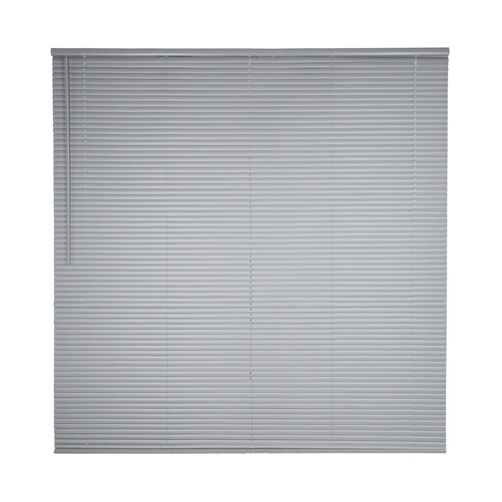 มู่ลี่ไวนิล HOME LIVING STYLE CORDLESS 155x160 ซม. สีเทา