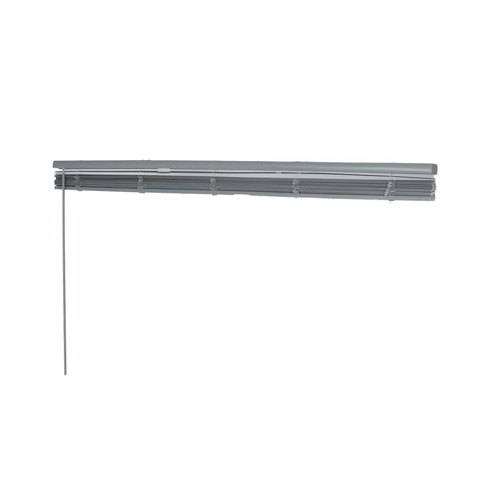 มู่ลี่ไวนิล HOME LIVING STYLE CORDLESS 155x160 ซม. สีเทา