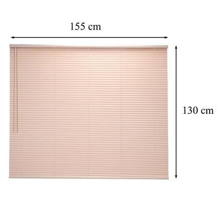 มู่ลี่ไวนิล HOME LIVING STYLE CORDLESS 155x130 ซม. สีครีม_5