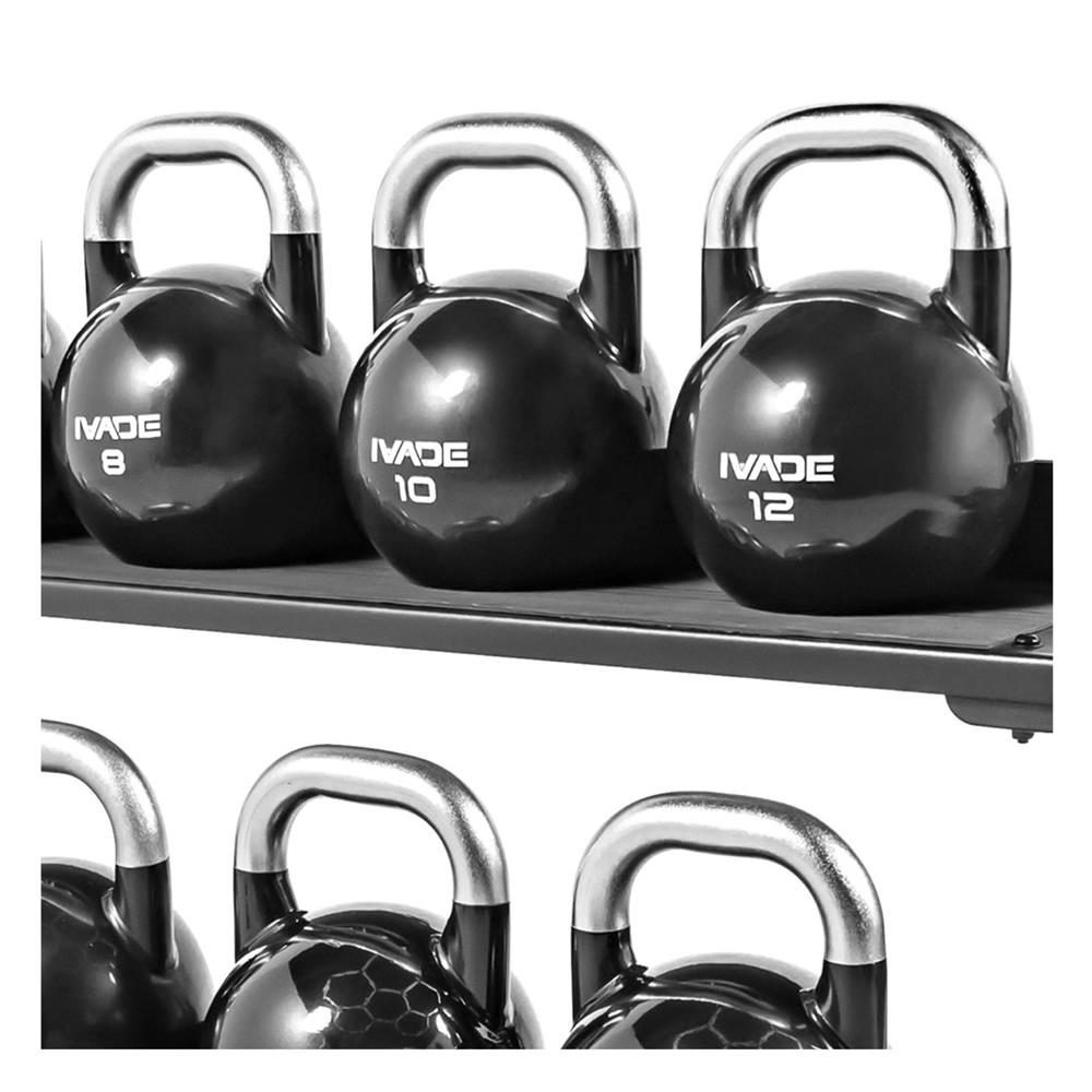 ชุดเคตเทิลเบลพร้อมชั้นวาง COMPETITION STEEL IVADE 4-24 กก.