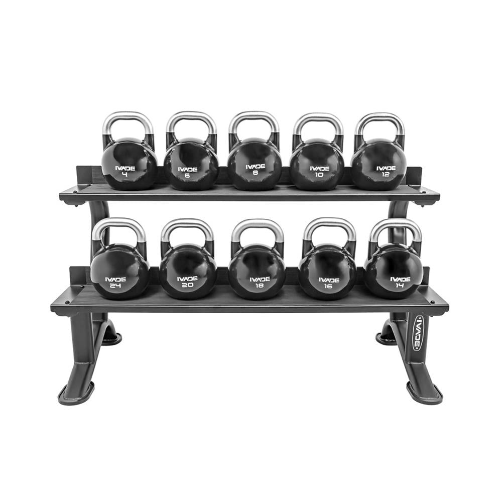 ชุดเคตเทิลเบล COMPETITION STEEL IVADE 4-24 กก. พร้อมชั้นวาง
