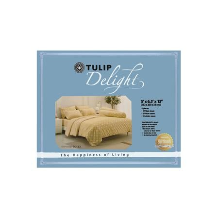 ชุดผ้าปูที่นอน 5 ฟุต (ชุด 5 ชิ้น) TULIP DELIGHT 60013-DL122_3