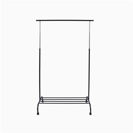 ราวแขวนผ้าบาร์เดี่ยวปรับระดับ PLIM GRACE 111x50x175 ซม. สีดำ_2