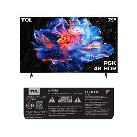 ทีวี แอลอีดี 75 นิ้ว TCL (4K, LED, GOOGLE TV) 75P6K_14