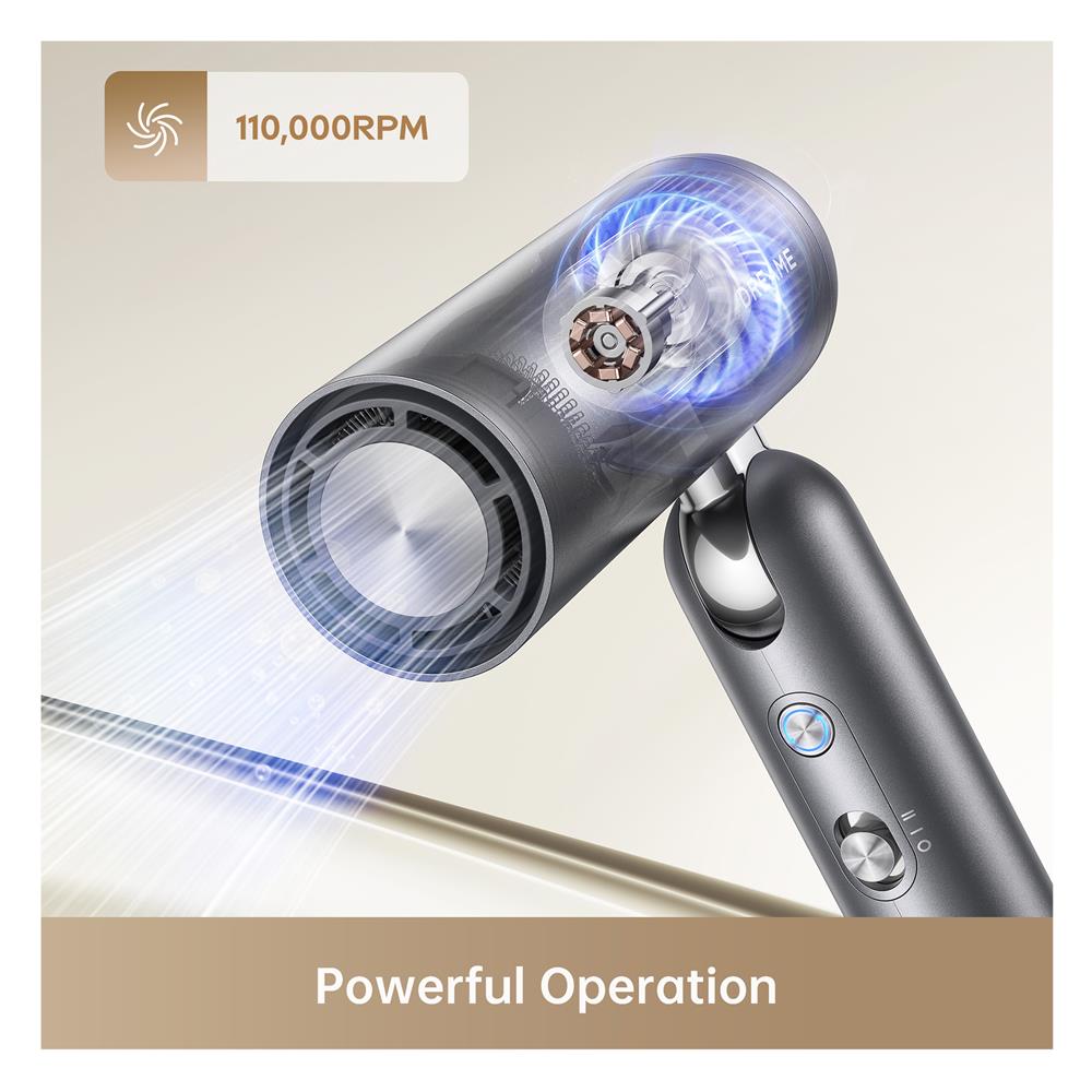 ไดร์เป่าผม DREAME POCKET HIGH-SPEED HAIR DRYER 1300 วัตต์ สี SPACE GRAY