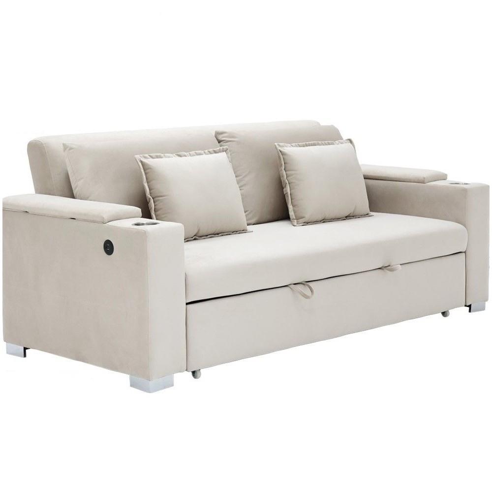 โซฟาเบด 3 ที่ันั่ง SB FURNITURE RASIA 19237393 สีเบจ