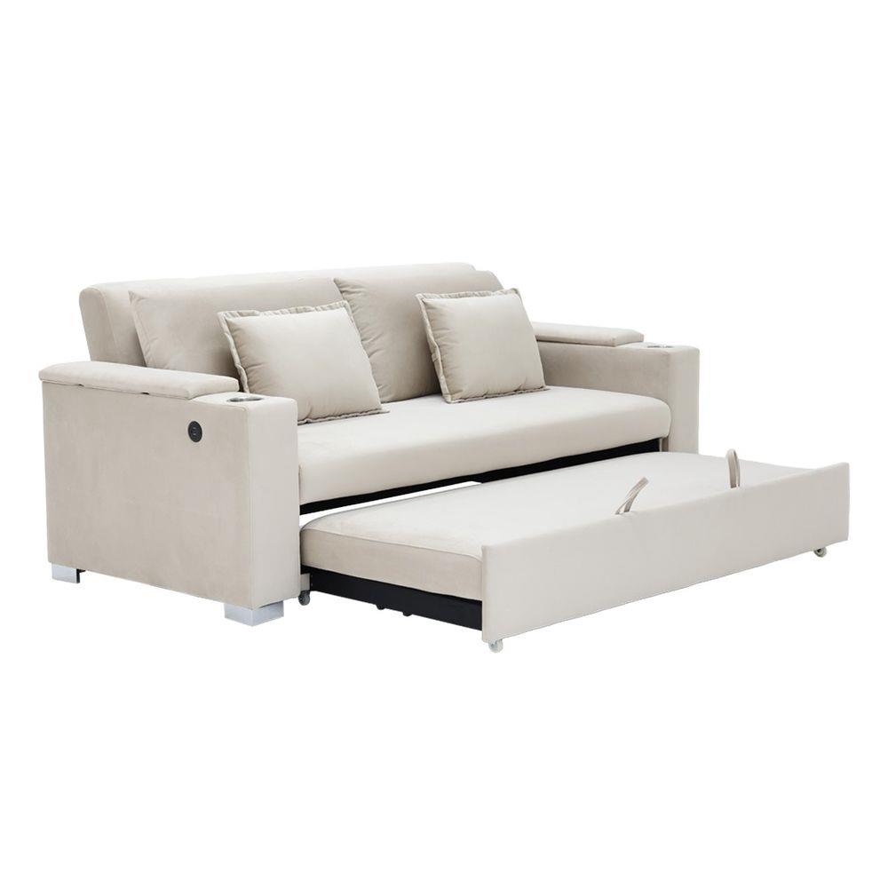 โซฟาเบด 3 ที่ันั่ง SB FURNITURE RASIA 19237393 สีเบจ