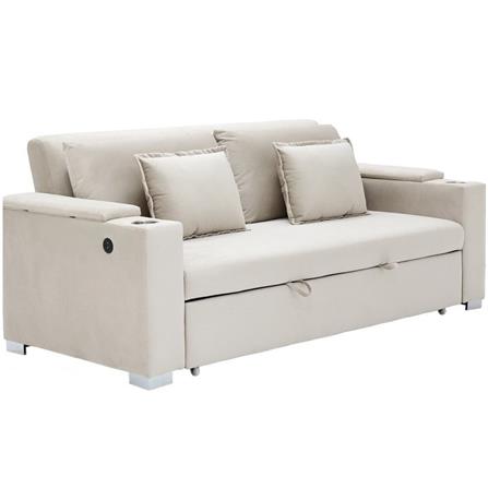 โซฟาเบด 3 ที่ันั่ง SB FURNITURE RASIA 19237393 สีเบจ_1