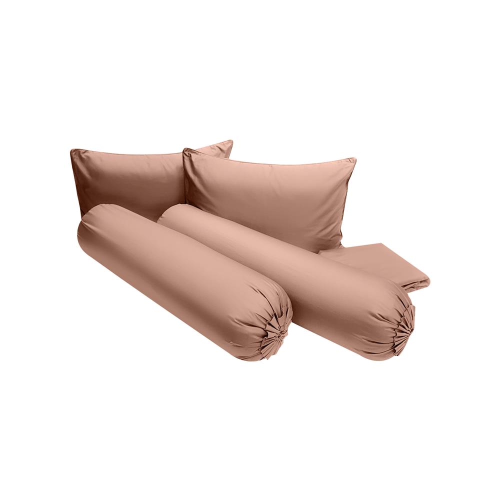 ชุดผ้าปูที่นอน 6 ฟุต (ชุด 5 ชิ้น) STEVENS PURE COTTON PZ02OR